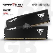 Picture of MEMORY მეხსიერება PATRIOT Viper Elite 5 Ultra VEU564G6432K DDR5 64GB 6400MHZ BLACK