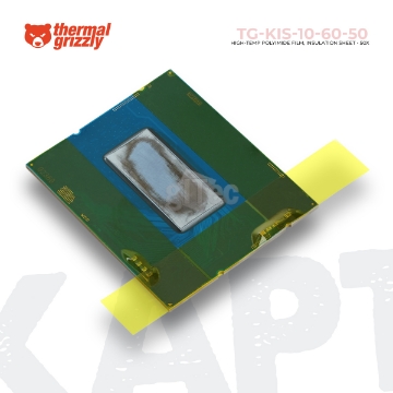 Show details for Thermal Grizzly Kapton Insulation Sheet TG-KIS-10-60-50 Picture of Thermal Grizzly Kapton Insulation Sheet TG-KIS-10-60-50