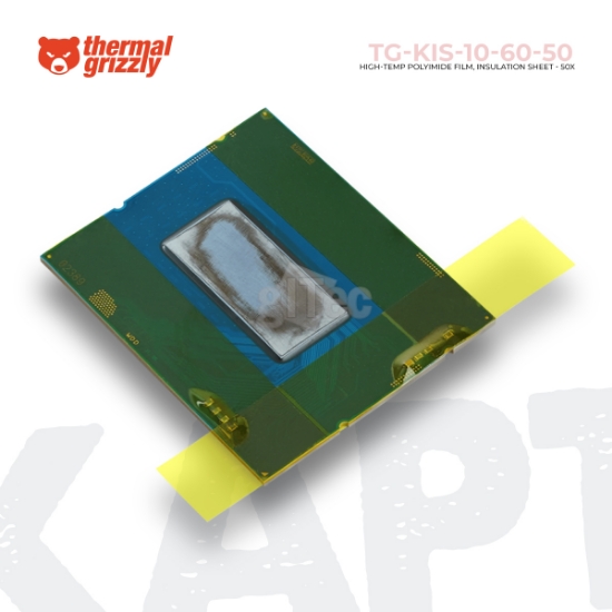 სურათი საიზოლაციო ფურცელი Thermal Grizzly Kapton Insulation Sheet TG-KIS-10-60-50