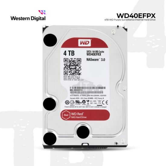 სურათი მყარი დისკი Western Digital Red Plus WD40EFPX 4TB 5400 RPM SATA 6 Gb/s 256 MB
