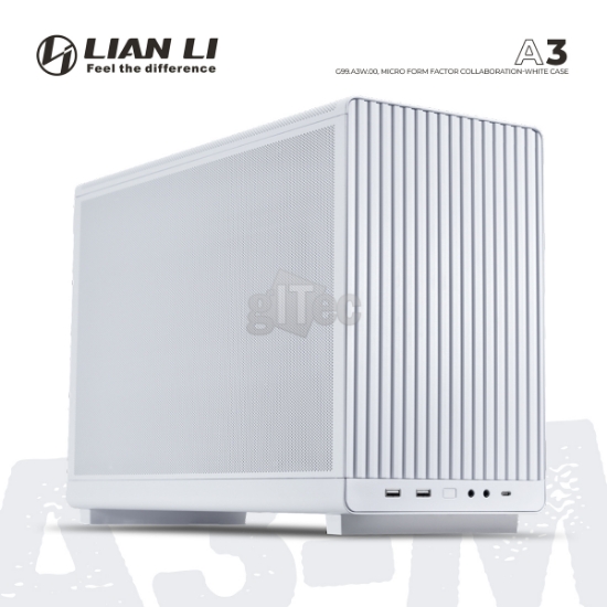 Picture of CASE LIAN LI A3-mATX G99.A3W.00 WHITE Edition