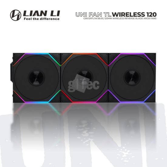 Picture of CASE FAN LIAN LI UNI FAN TL Wireless Reverse Blade G99.12RTL1W3B.00 BLACK