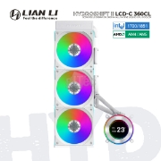 Picture of WATER COOLING SYSTEM LIAN LI HydroShift II LCD-C 360R ARGB G89.GHS2LCD36RW.00 WHITE