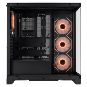 სურათი ქეისი 1STPLAYER Mi8 MI8-BK-3FC7R-1FC7 MID-TOWER BLACK