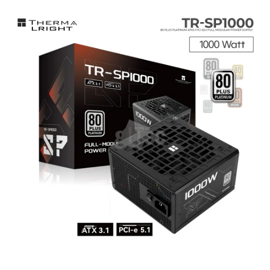სურათი კვების ბლოკი THERMALRIGHT TR-SP1000 1000W 80 PLUS PLATINUM ATX 3.1 Full-Modular