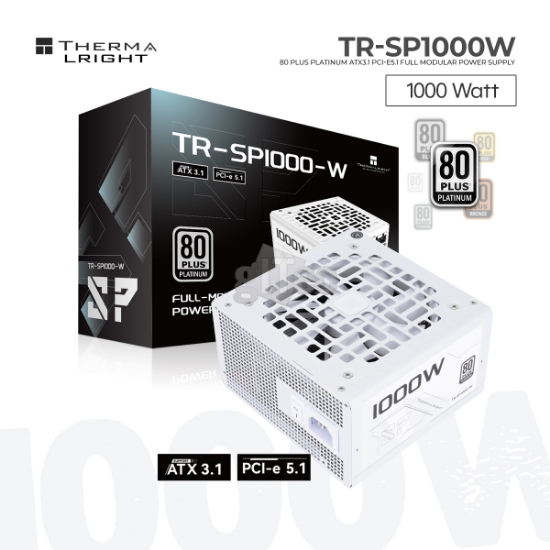 სურათი კვების ბლოკი THERMALRIGHT TR-SP1000W 1000W 80 PLUS PLATINUM ATX 3.1 Full-Modular