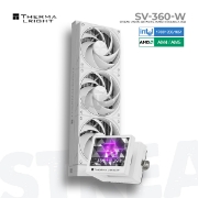 სურათი თხევადი გაგრილების სისტემა THERMALRIGHT STREAM VISION 360 WHITE