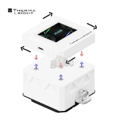 სურათი თხევადი გაგრილების სისტემა THERMALRIGHT FROZEN WARFRAME SE 240 WHITE ARGB