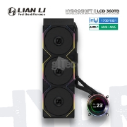 Picture of WATER COOLING SYSTEM LIAN LI HydroShift II LCD-C 360TB ARGB G89.GHS2LCD36TB.00 BLACK