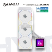 Picture of WATER COOLING SYSTEM LIAN LI HydroShift II LCD-S 360TW ARGB G89.GHS2LCDS36TW.00 WHITE