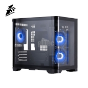 სურათი ქეისი 1STPLAYER UV5 UV5-BK-2FC7R-1FC7 MIDI-TOWER BLACK