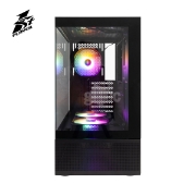 Picture of CASE 1STPLAYER MI7-A Mi7-A-BK-2F7R-1F7 MIDI-TOWER BLACK