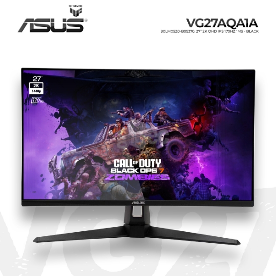Picture of MONITOR ASUS TUF GAMING VG27AQA1A 90LM05Z0-B05370 27" 2K QHD 170Hz 1MS BLACK