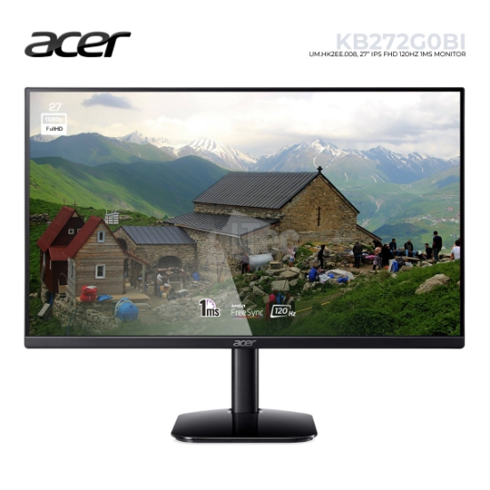 Picture of MONITOR ACER KB272G0BI UM.HK2EE.008 27" IPS FHD 120HZ 1MS BLACK