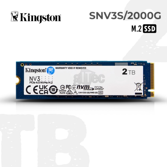 Picture of M.2 SSD KINGSTON NV3 SNV3S/2000G 2TB PCIe 4.0 x4 NVMe