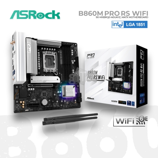 სურათი დედა დაფა ASROCK B860 PRO RS WIFI 90-MXBRQ0-A0UAYZ ATX LGA1851