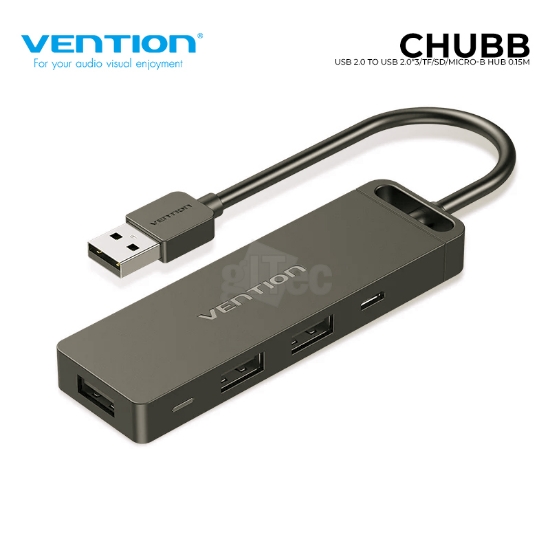 სურათი 6-in-1 USB 2.0 Hub ჰაბი VENTION CHUBB