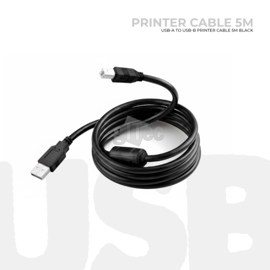 სურათი პრინტერის კაბელი USB-B 5M