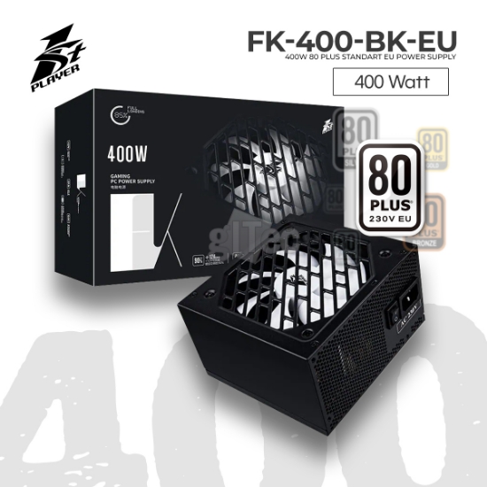 სურათი კვების ბლოკი 1STPLAYER PS-400FK 400W 230V EU NON-Modular