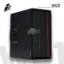 სურათი ქეისი 1STPLAYER WD1 WD1-BK-3F MINI-Tower BLACK