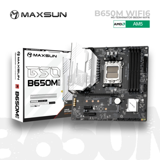 სურათი დედა დაფა MAXSUN MS-Terminator B650M WIFI6 AM5 mATX