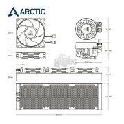 სურათი თხევადი გაგრილების სისტემა ARCTIC LIQUID FREEZER III PRO 360 ACFRE00180A