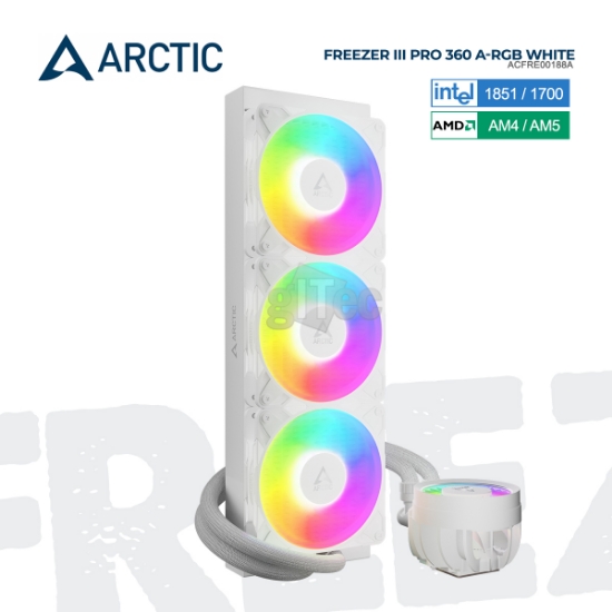 Picture of WATER COOLING SYSTEM ARCTIC LIQUID FREEZER III PRO 360 A-RGB WHITE ACFRE00188A