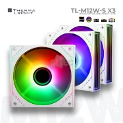 Picture of CASE COOLER THERMALRIGHT TL-M12W-S X3  A-RGB WHITE