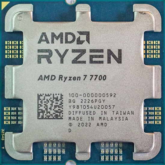 Picture of CPU AMD RYZEN 7 7700 32MB CACHE 5.30GHZ TRAY