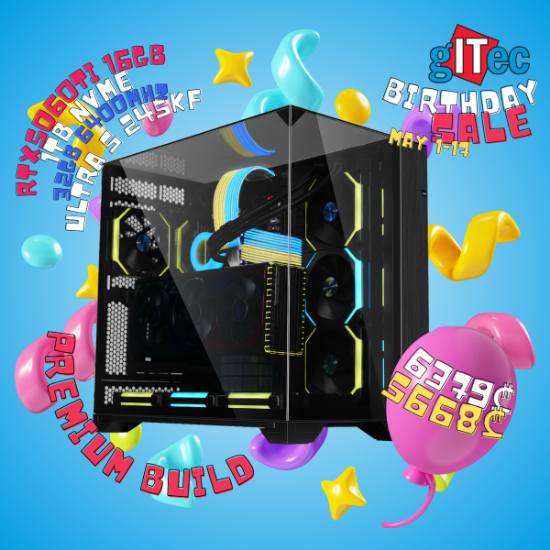 Picture of Premium PC Build  Intel Ultra 5 245KF 32GB 1TB NVME RTX5060Ti 16GB