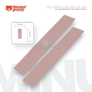სურათი თერმო ბალიში Thermal Grizzly Minus Pad 8 2-Pack 120x20x1.5mm TG-MP8-120-20-15-2R