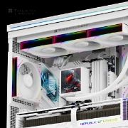 სურათი თხევადი გაგრილების სისტემა THERMAL RIGHT PEERLESS VISION 360 ARGB WHITE