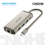 სურათი VENTION CNDHB 8-in-1 USB-C DOCKING STATION TYPE-C TO HDMI/USB3.0*3/RJ45/TF/SD/PD