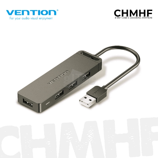 სურათი VENTION CHMHF 5-IN-1 USB2.0 HUB BLACK