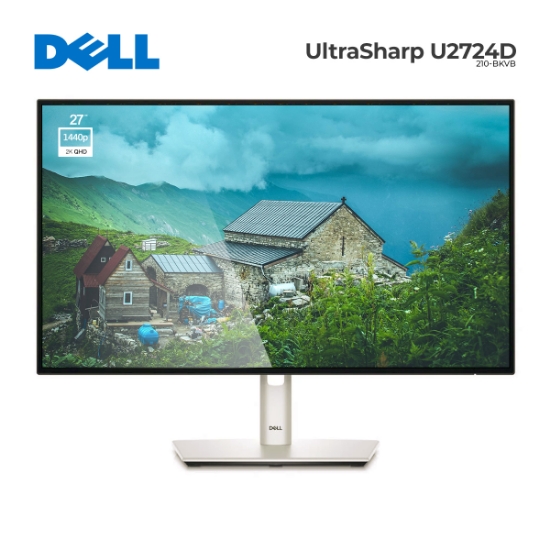 სურათი მონიტორი DELL UltraSharp U2724D 210-BKVB 27" 2K QHD 120Hz 5ms