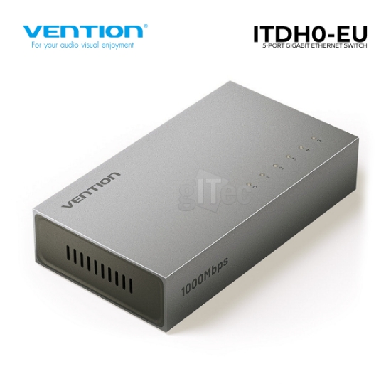 სურათი სვიჩი VENTION ITDH0-EU 5-ports Gigabit Ethernet Ports