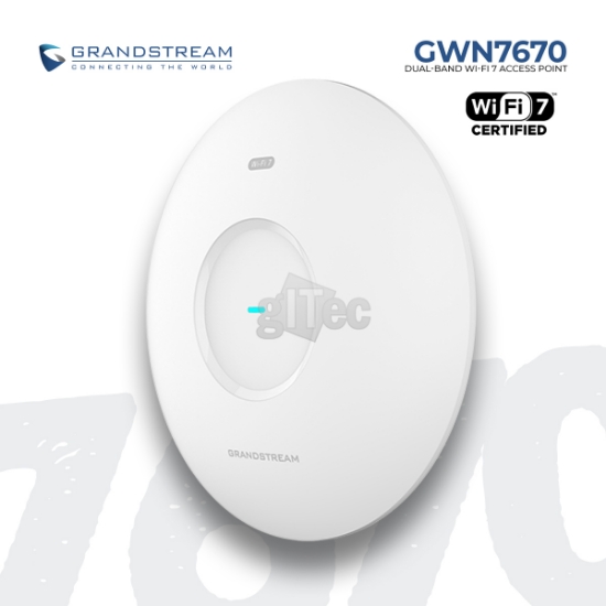 სურათი აქსესპოინტი Grandstream GWN7660 Wi-Fi 7 & 2x2:2 MIMO with MLO Dual-Band Wi-Fi 7 Access Point