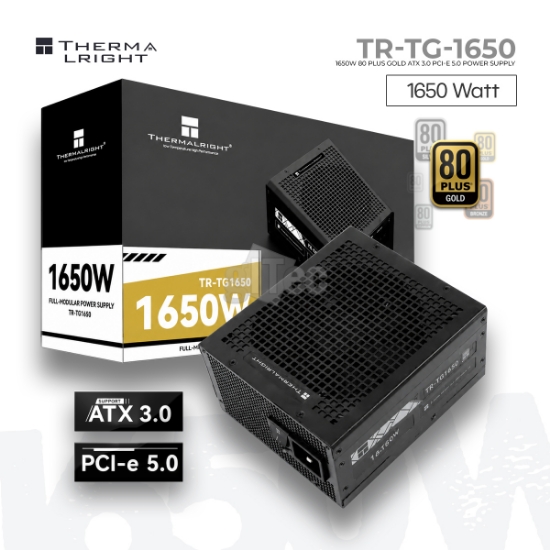 სურათი კვების ბლოკი THERMALRIGHT TR-TG-1650 1650W 80PLUS GOLD Full Modular ATX 3.0 PCIE-5.0