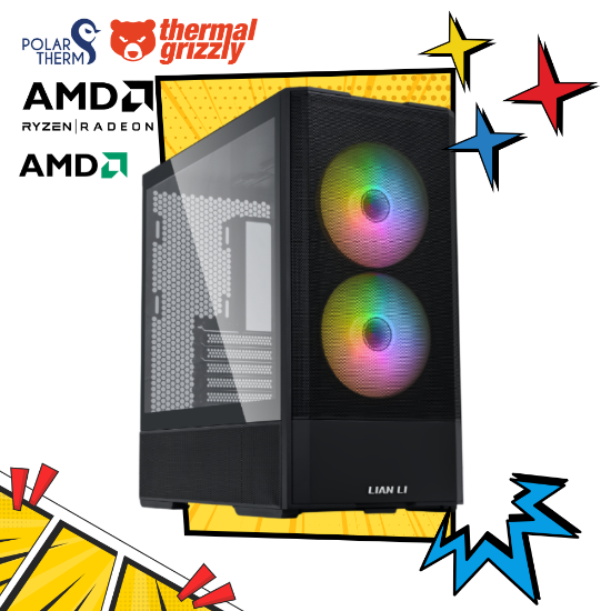 სურათი კომპიუტერი AMD Ryzen 7 7800X3D 32GB 1TB SSD RX9070XT 16GB