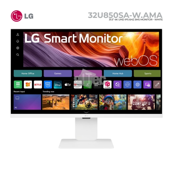 სურათი მონიტორი LG 32U850SA-W.AMA Smart Monitor 31.5" 4K UHD IPS 60HZ 5MS WHITE