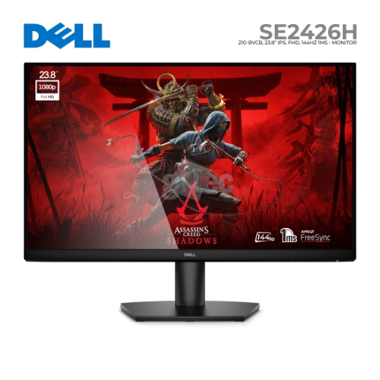 სურათი მონიტორი DELL SE2426H 210-BVCB 23.8" FHD IPS 1MS 144HZ BLACK
