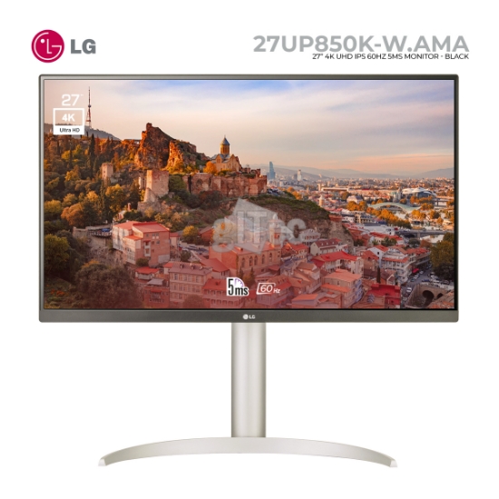 Picture of MONITOR LG UltraFine 27UP850K-W.AMA 27" 4K IPS 60HZ 5MS WHITE