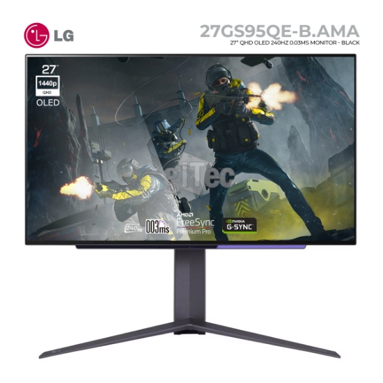 Picture of MONITOR LG UltraGear 27GS95QE-B.AMA 27" 2K QHD OLED 240HZ 0.03MS BLACK
