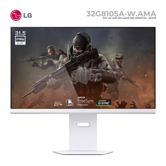 სურათი AI Smart მონიტორი LG UltraGear 32G810SA-W.AMA 31.5" 4K UHD IPS 144HZ 1MS WHITE