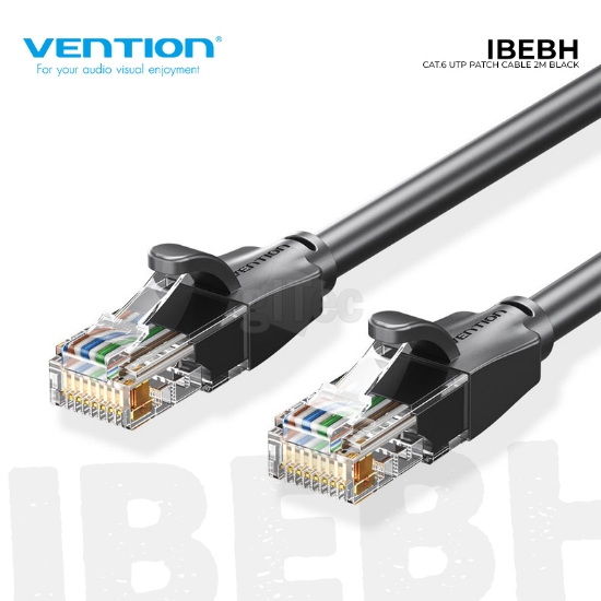 სურათი VENTION IBEBH CAT6e UTP Patch Cord 2M BLACK