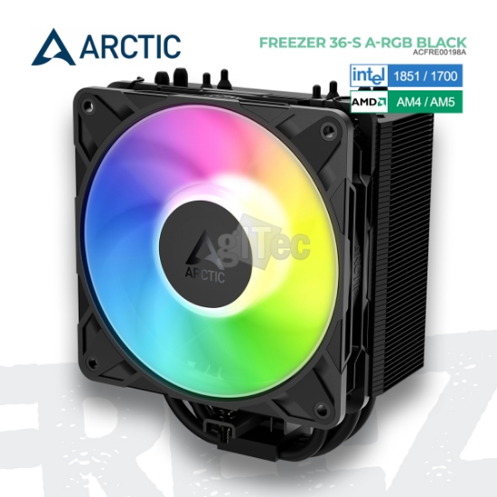 სურათი პროცესორის ქულერი ARCTIC FREEZER 36-S A-RGB BLACK ACFRE00198A