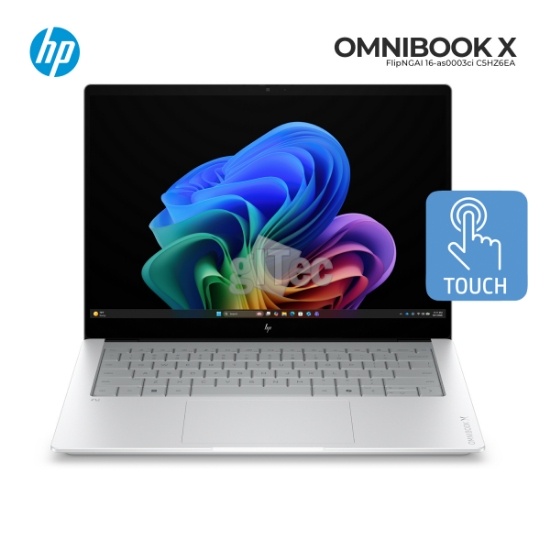 სურათი ნოუთბუქი HP OmniBook X FlipNGAI 16-as0003ci C5HZ6EA 16" OLED Ultra 7 258V 32GB DDR5 1TB SSD