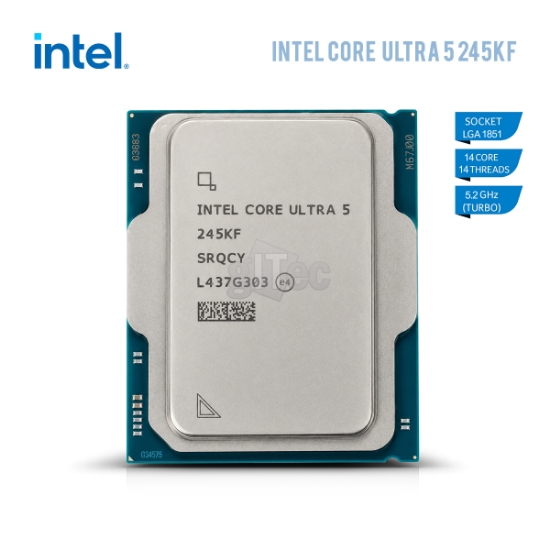 სურათი პროცესორი Intel Core Ultra 5 245KF 24MB CACHE 5.2GHZ LGA1851