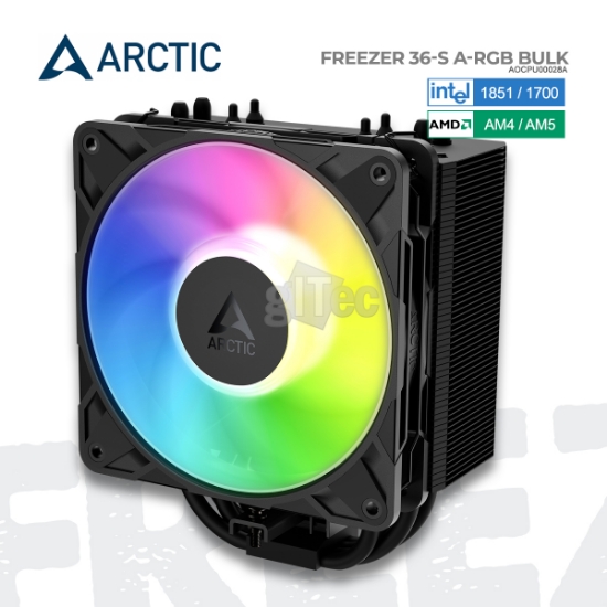 სურათი პროცესორის ქულერი ARCTIC FREEZER 36-S A-RGB BLACK AOCPU00028A BULK