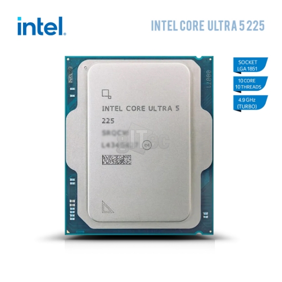 სურათი პროცესორი INTEL CORE Ultra 5 225 TRAY 4.90 GHz LGA1851